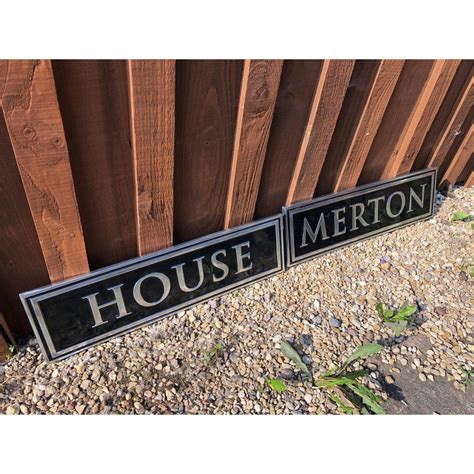 metal house signs scotland|cast aluminum house signs.